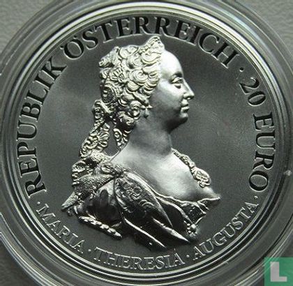 Austria 20 euro 2017 (PROOF) "300th anniversary of the birth of Empress Maria Theresa - Courage and determination" - Image 2
