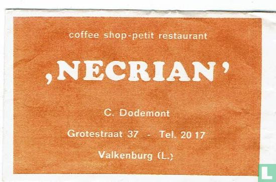 Coffee Shop Petit Restaurant "Necrian" - Image 1