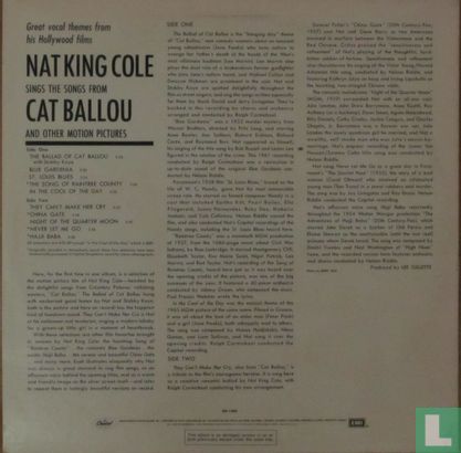 Nat King Cole Sings the Songs from Cat Ballou and Other Motion Pictures  - Afbeelding 2