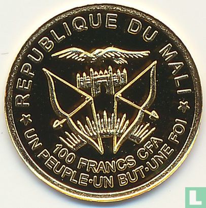 Mali 100 francs 2018 (PROOF) "Centenary of the end of World War I" - Image 2