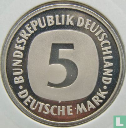 Allemagne 5 mark 1984 (D) - Image 2