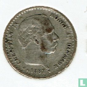 Danemark 10 øre 1882 - Image 1