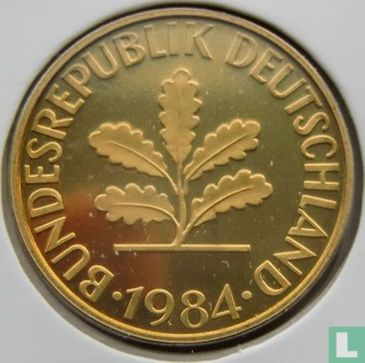 Deutschland 10 Pfennig 1984 (J) - Bild 1