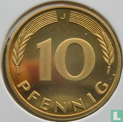 Allemagne 10 pfennig 1984 (J) - Image 2