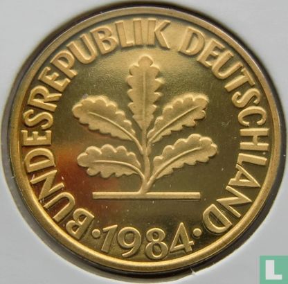 Duitsland 10 pfennig 1984 (D) - Afbeelding 1