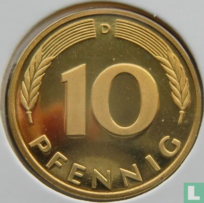 Deutschland 10 Pfennig 1984 (D) - Bild 2