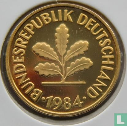 Germany 5 pfennig 1984 (D) - Image 1