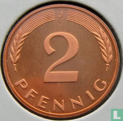 Allemagne 2 pfennig 1984 (J) - Image 2