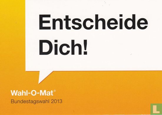 Wahl-O-Mat "Entscheide Dich!" - Afbeelding 1