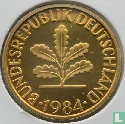 Deutschland 10 Pfennig 1984 (F) - Bild 1