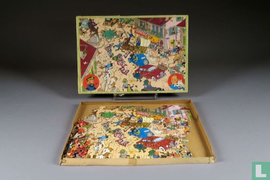 Kuifje’s puzzle (groot - karton) “Zaak Zonnebloem” - Image 1