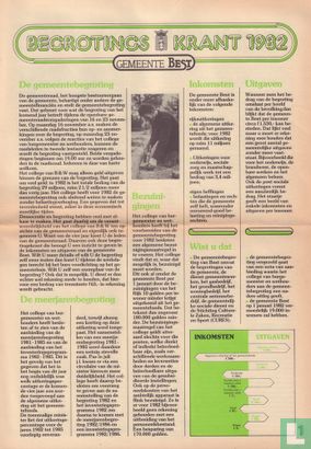 Begrotingskrant 1982 # - Image 1