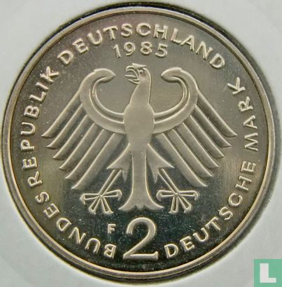 Germany 2 mark 1985 (F - Theodor Heuss) - Image 1