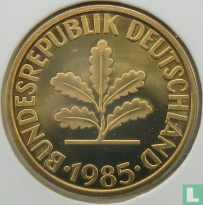Duitsland 10 pfennig 1985 (D) - Afbeelding 1