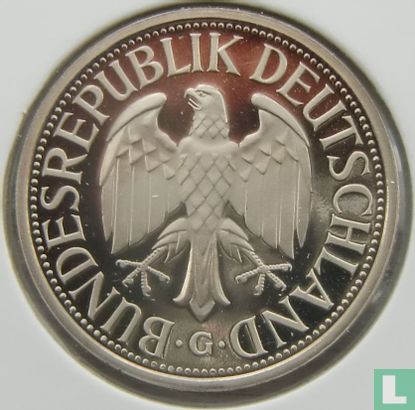 Allemagne 1 mark 1985 (G) - Image 2