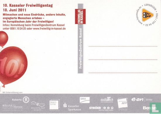 10. Kasseler Freiwilligentag 2013 "Freiwillig In Kassel!"  - Afbeelding 2