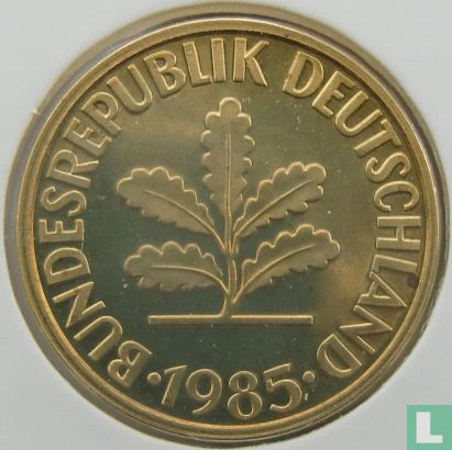 Deutschland 10 Pfennig 1985 (F) - Bild 1