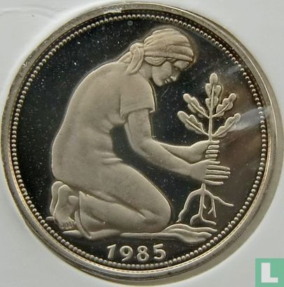 Duitsland 50 pfennig 1985 (D) - Afbeelding 1