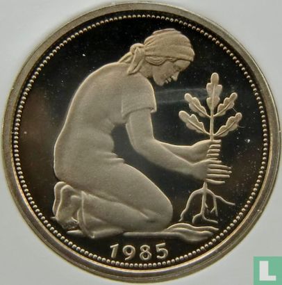 Deutschland 50 Pfennig 1985 (J) - Bild 1