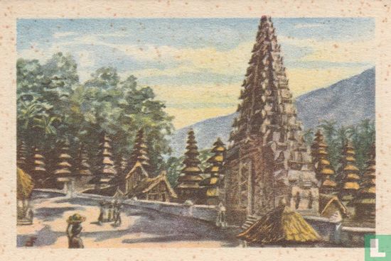 de Batoer temple voor de uitbarsting van 1095