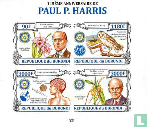Paul P. Harris' 145th birthday