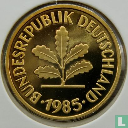 Germany 5 pfennig 1985 (G) - Image 1