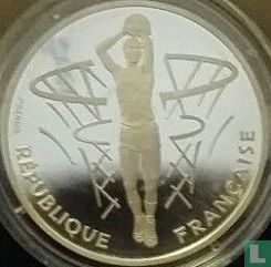 Frankrijk 100 francs 1991 (PROOF) "100th anniversary of basketball - free throw" - Afbeelding 2