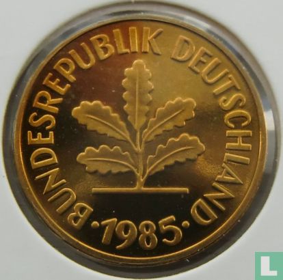 Germany 5 pfennig 1985 (J) - Image 1