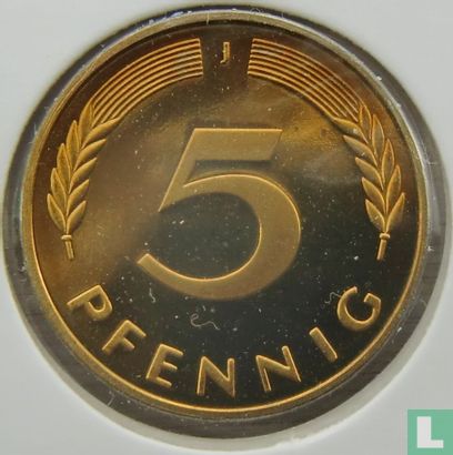 Allemagne 5 pfennig 1985 (J) - Image 2