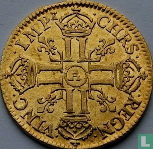 France 1 louis d'or 1663 (A) - Image 2