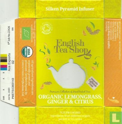 Organic Lemongrass, Ginger & Citrus - Image 1