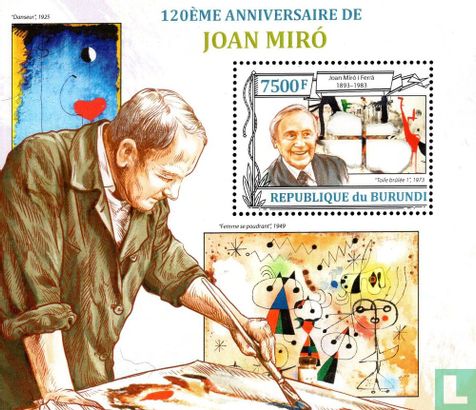 120th birthday of Joan Miró