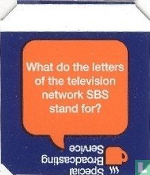 What do the letters of the television network SBS stand for? - Special Broadcasting Service - Image 1