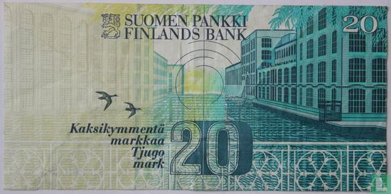 Finland 20 Markkaa 1993 - Image 2