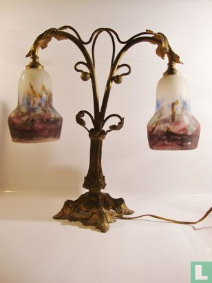Muller Frères - Rare Art Nouveau table lamp - Bild 1