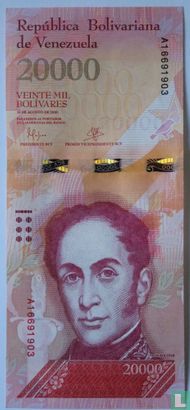 Venezuela 20,000 Bolivares - Image 1