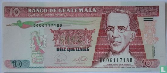 Guatemala 10 Quatzales 2007 - Image 1