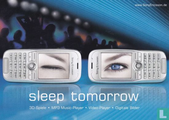 Sony Ericsson K500i "sleep tomorrow" - Afbeelding 1