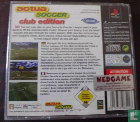Actua Soccer Club Edition - Afbeelding 2