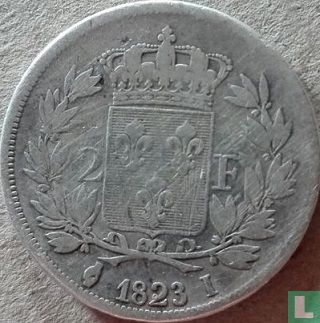 France 2 francs 1823 (I) - Image 1