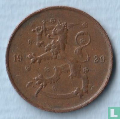 Finlande 5 penniä 1929 - Image 1