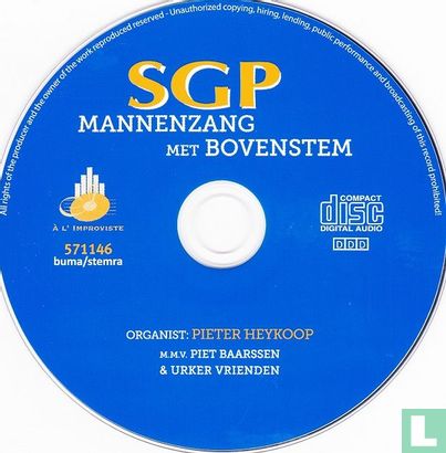 SGP  Mannenzang met bovenstem - Image 3