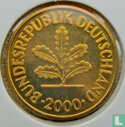 Germany 5 pfennig 2000 (D) - Image 1