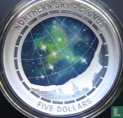 Australië 5 dollars 2016 (PROOF) "Northern Sky - Cygnus" - Afbeelding 2