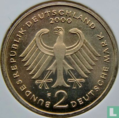 Duitsland 2 mark 2000 (F - Willy Brandt) - Afbeelding 1