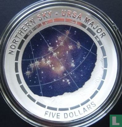 Australië 5 dollars 2016 (PROOF) "Northern Sky - Ursa Major" - Afbeelding 2