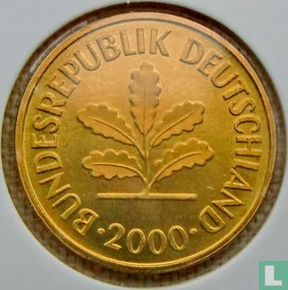Germany 5 pfennig 2000 (G) - Image 1