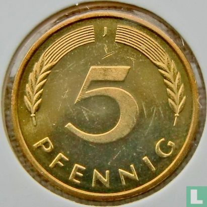 Allemagne 5 pfennig 2000 (J) - Image 2