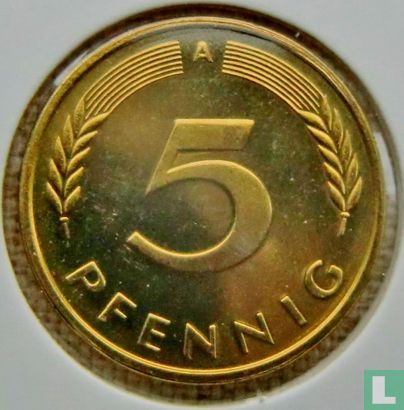 Duitsland 5 pfennig 2000 (A) - Afbeelding 2