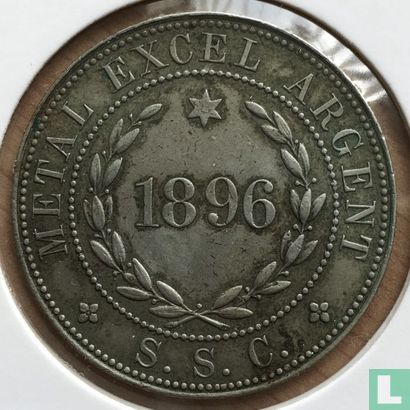 Frankreich 20 Franc 1896 (Probe) - Bild 1